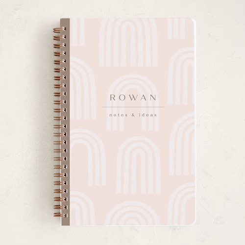 This is a cotton candy journals with standard by Owl and Toad called rainbows printing on premium cover stock in notebook
