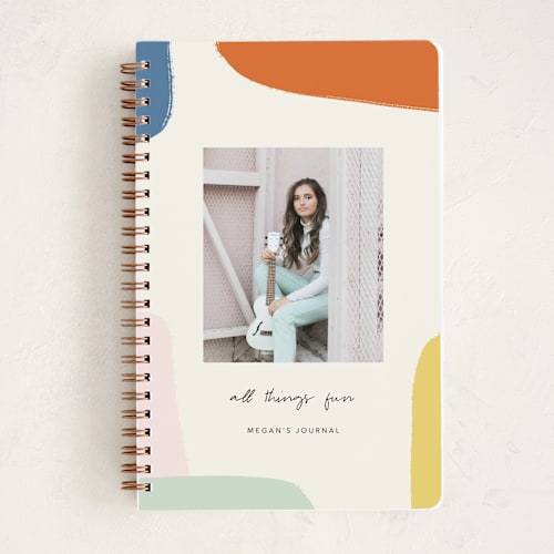 This is a candy journals with standard by Yaling Hou Suzuki called hey you printing on premium cover stock in notebook