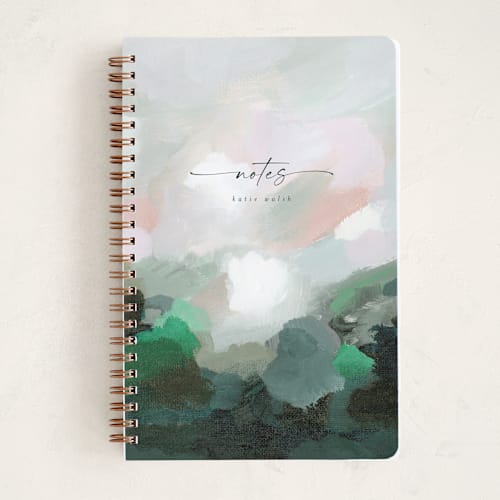 This is a meadow journals with standard by Nicole Walsh called light seeker printing on premium cover stock in notebook