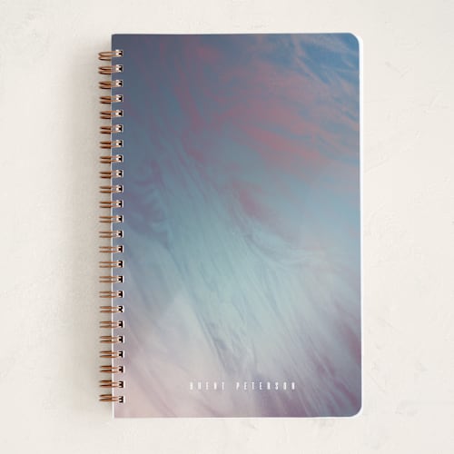This is a woodland journals with standard by Eric Clegg called low tide printing on premium cover stock in notebook