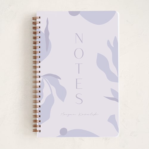 This is a plum journals with standard by Olivia Raufman called bright note printing on premium cover stock in notebook