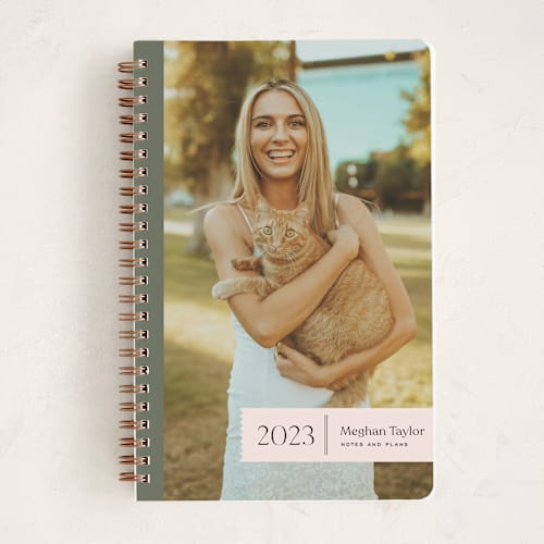 This is a forest journals with standard by Annie Clark called scribe printing on premium cover stock in notebook