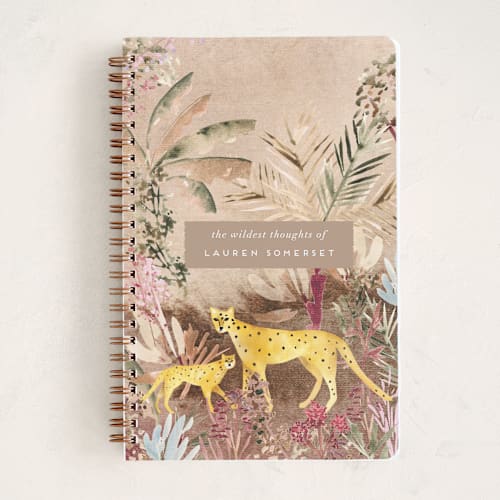 This is a hazel journals with standard by Petra Kern called wildest thoughts printing on premium cover stock in notebook