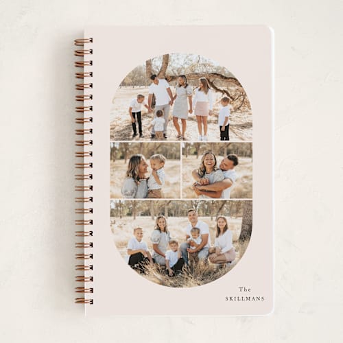This is a crepe journals with standard by Mansi Verma called le familia printing on premium cover stock in notebook