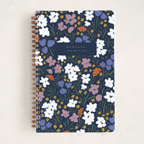 This is a bluebird journals with standard by Ashlee Townsend called dancing meadow printing on premium cover stock in notebook