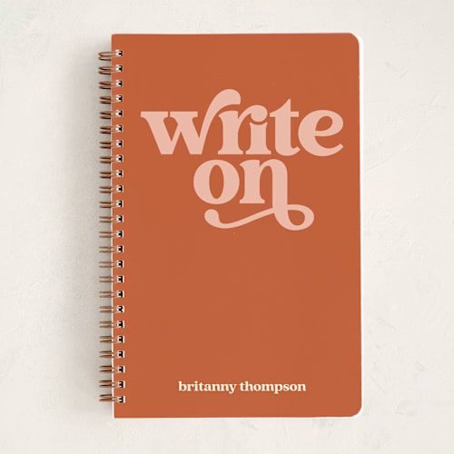 This is a sunset journals with standard by Jenna Holcomb called write on printing on premium cover stock in notebook