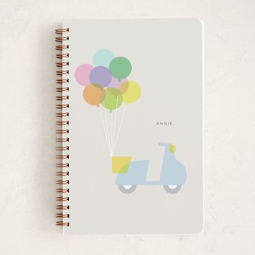 This is a frost journals with standard by Lori Wemple called vespa printing on premium cover stock in notebook