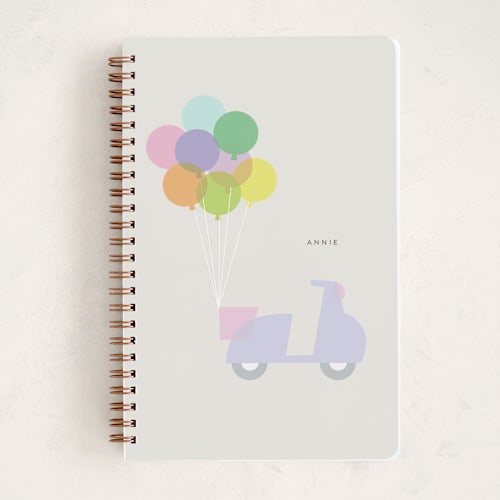 This is a majestic journals with standard by Lori Wemple called vespa printing on premium cover stock in notebook