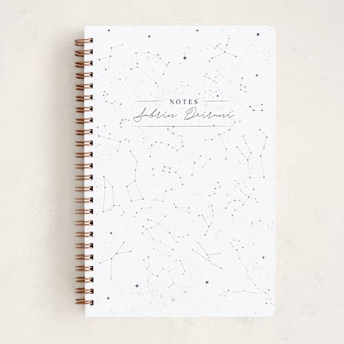 This is a snow journals with standard by Sabrin Deirani called star map printing on premium cover stock in notebook