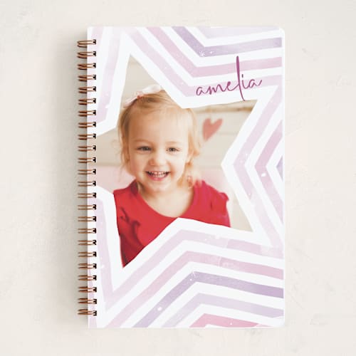 This is a friendship journals with standard by letterfix called star printing on premium cover stock in notebook