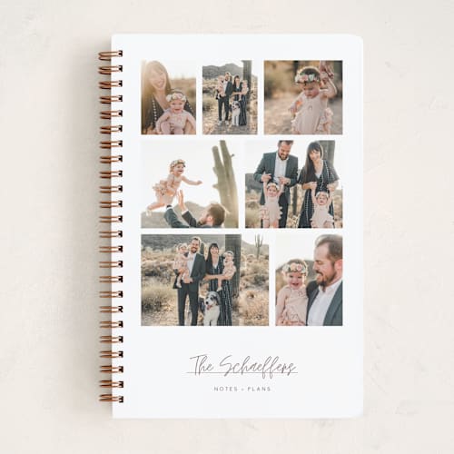 This is a raison journals with standard by Robin Ott called family album printing on premium cover stock in notebook