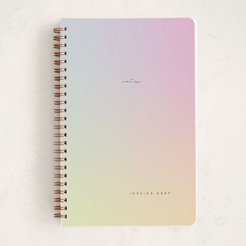 This is a blush journals with standard by Lori Wemple called rainbow printing on premium cover stock in notebook
