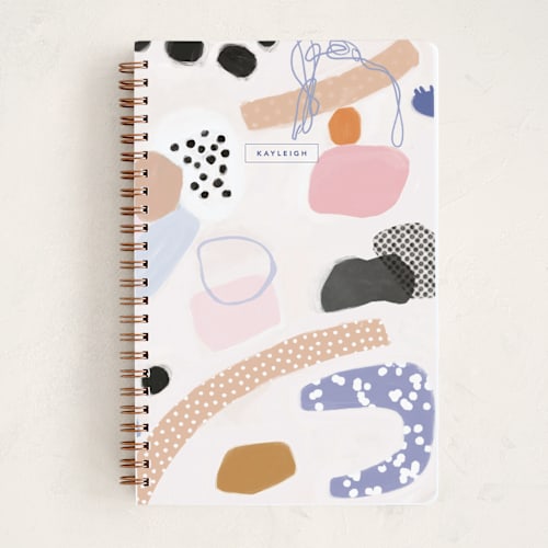 This is a clay journals with standard by Nadia Hassan called note to self no. 7 printing on premium cover stock in notebook