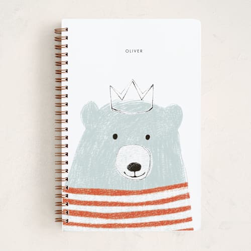 This is a celestial journals with standard by Ekaterina Romanova called brave bear printing on premium cover stock in notebook