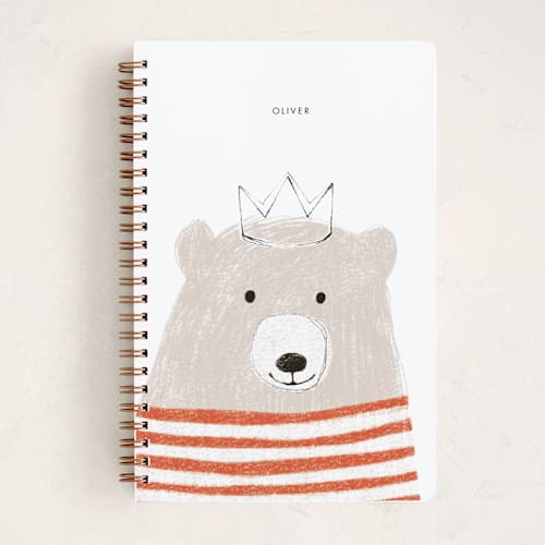This is a tumbleweed journals with standard by Ekaterina Romanova called brave bear printing on premium cover stock in notebook