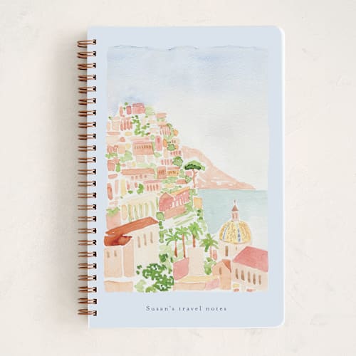 This is a ocean journals with standard by frau brandt called amalfi printing on premium cover stock in notebook