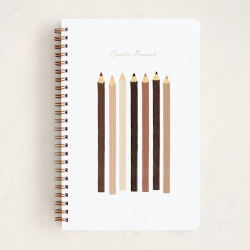 This is a tones journals with standard by JeAnna Casper called color printing on premium cover stock in notebook