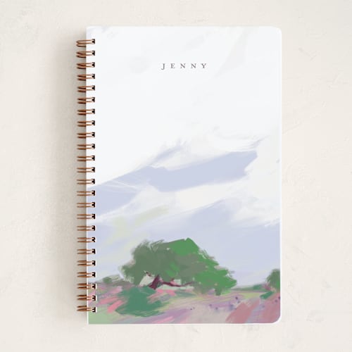 This is a orchid journals with standard by Eric Ransom called summer day printing on premium cover stock in notebook