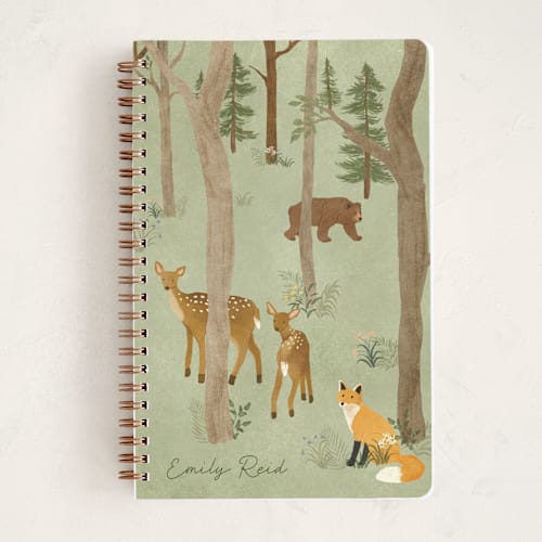 This is a autumn journals with standard by Elly called forest printing on premium cover stock in notebook