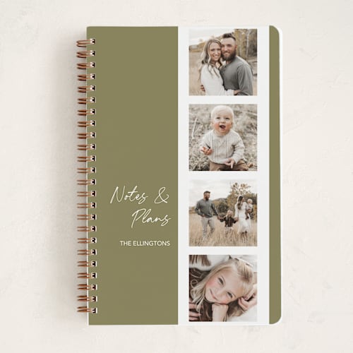 This is a moss journals with standard by Alisa Galitsyna called our moments printing on premium cover stock in notebook