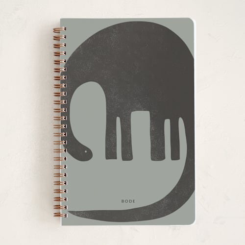 This is a slate journals with standard by Coit Creative called brontosaurus printing on premium cover stock in notebook