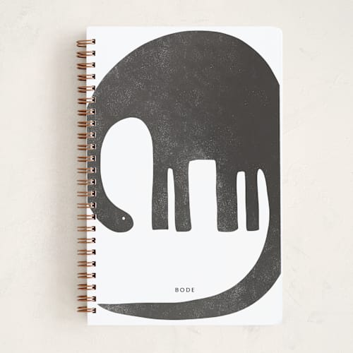 This is a cloud journals with standard by Coit Creative called brontosaurus printing on premium cover stock in notebook