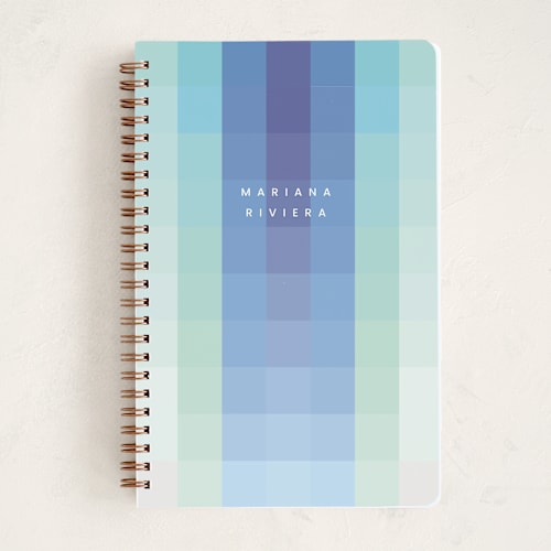 This is a sky journals with standard by Ellen Schlegelmilch called color fade printing on premium cover stock in notebook