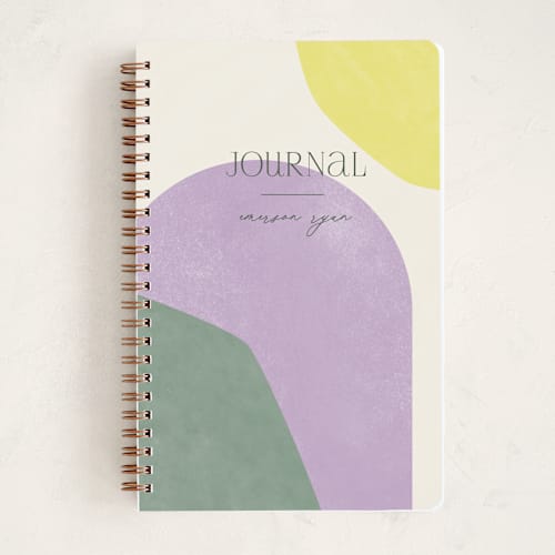 This is a iris journals with standard by Pixel and Hank called bright spot printing on premium cover stock in notebook