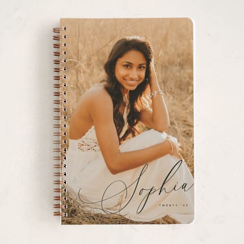 This is a night journals with standard by Orasie called elegant signature printing on premium cover stock in notebook
