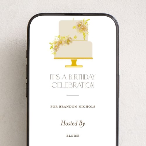 This is a citrus online birthday invitations by Hudson meet Rose called a cake to celebrate printing on digital paper in standard