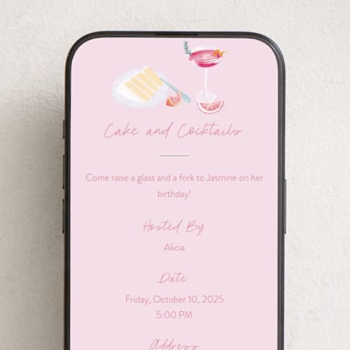 This is a cupcake online birthday invitations by Everett Paper Goods called all the good things printing on digital paper in standard