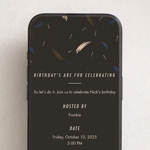 This is a ink online birthday invitations by Alex Roda called dubliner printing on digital paper in standard