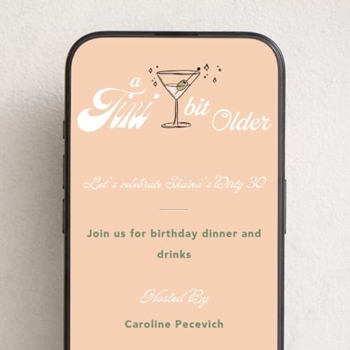 This is a campa online birthday invitations by Creo Study called tini party printing on digital paper in standard
