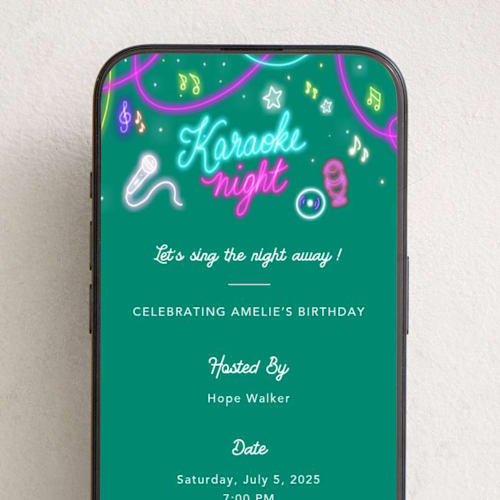 This is a grass online birthday invitations by Jelena Vuletic called amplify printing on digital paper in standard