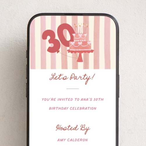 This is a snow online birthday invitations by Teju Reval called trendy cake printing on digital paper in standard