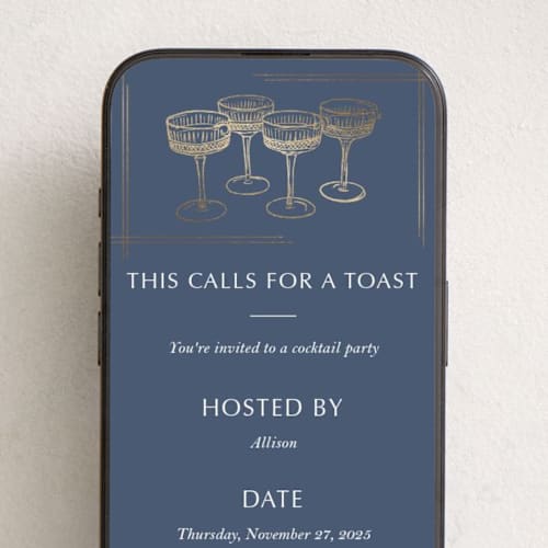 This is a ice online invitations by Eva Tadros called feeling toasty printing on digital paper in standard