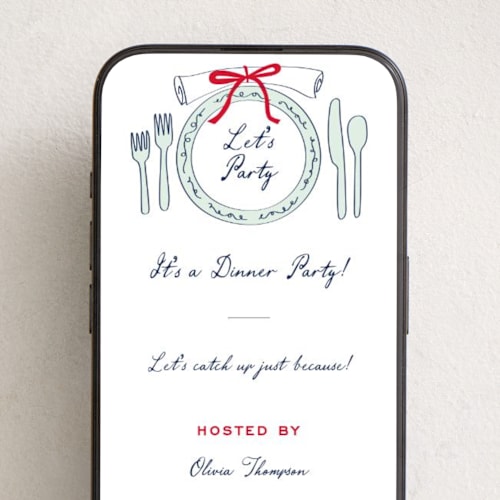 This is a cotton online invitations by Jennifer Lew called just because printing on digital paper in standard