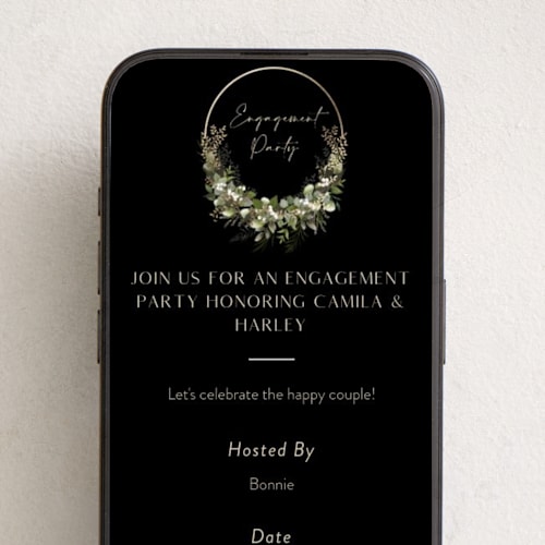 This is a forest online invitations by Susan Moyal called eternity printing on digital paper in standard