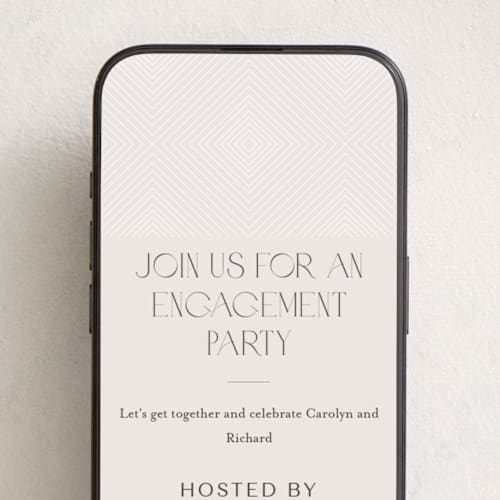 This is a tan online invitations by chocomocacino called nocturne printing on digital paper in standard