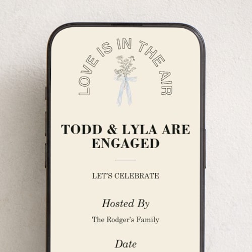 This is a linen online invitations by Baumbirdy called sealed printing on digital paper in standard