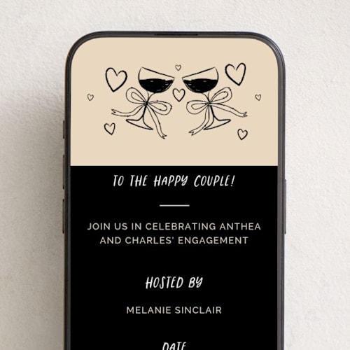 This is a buttercream online invitations by Zani van Zyl called to the happy couple printing on digital paper in standard