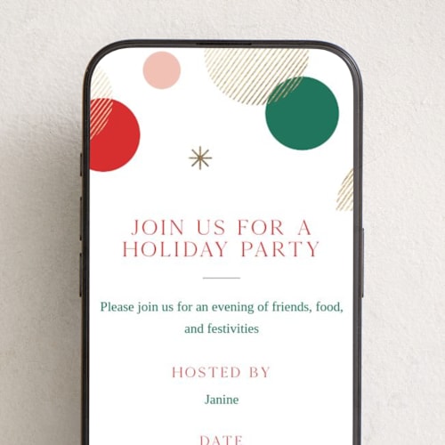 This is a apple online invitations by Elly called bubbles printing on digital paper in standard