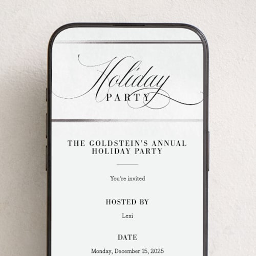This is a diamond online invitations by Jennifer Lew called refinement printing on digital paper in standard