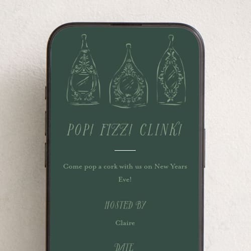 This is a forest online invitations by Jackie Crawford called champagne party pop printing on digital paper in standard