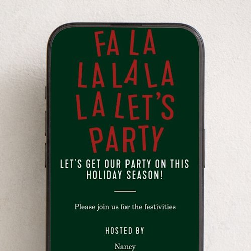 This is a forest online invitations by Baumbirdy called la party printing on digital paper in standard