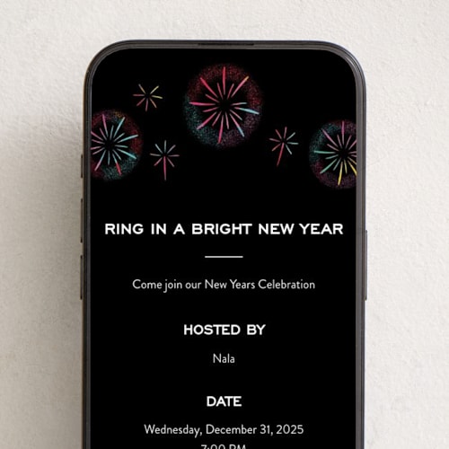 This is a tutti frutti online invitations by Jen Banks called fireworks printing on digital paper in standard