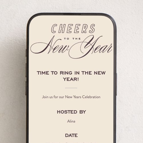 This is a licorice online invitations by Oscar and Emma - Karly Depew called retro printing on digital paper in standard
