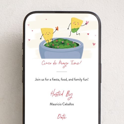 This is a avocado online invitations by Pixel and Hank called guac my world printing on digital paper in standard