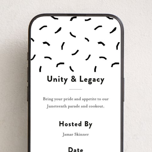 This is a snow online invitations by Iveta Angelova called abstract confetti printing on digital paper in standard