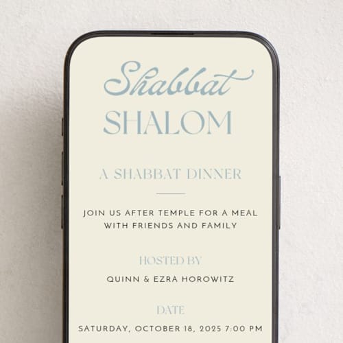 This is a ecru online invitations by Morgan Kendall called modern type printing on digital paper in standard